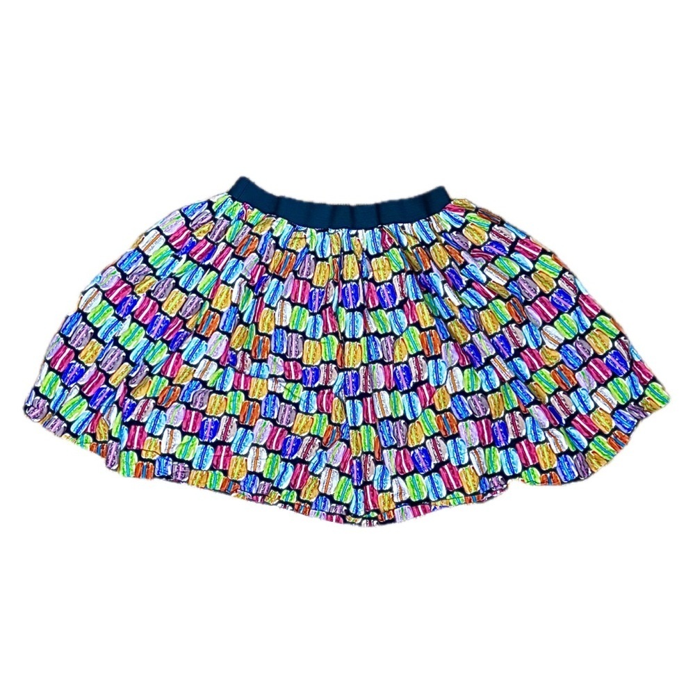 Handmade Macaron Cookie Skirt Fits L XL Colorful Retro Twee Playful Flirty Fun